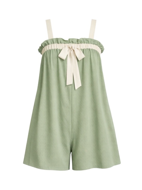 Rivir Pants - RIVIR Boutique Tie-Front Romper – Sage